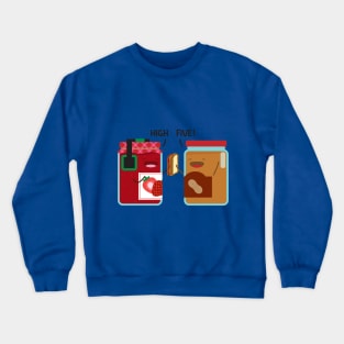 PB and J - High Five Crewneck Sweatshirt